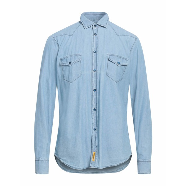 【送料無料】 ビーディーバギーズ メンズ シャツ トップス Denim shirts Blue｜asty