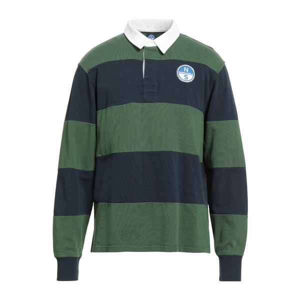 【送料無料】 ノースセール メンズ Tシャツ トップス Polo shirts Green
