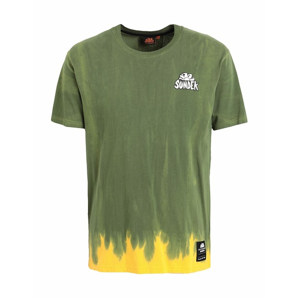 【送料無料】 サンデッキ メンズ Tシャツ トップス T-shirts Green
