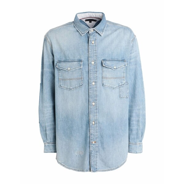 【送料無料】 トミー ヒルフィガー メンズ シャツ トップス Denim shirts Blue