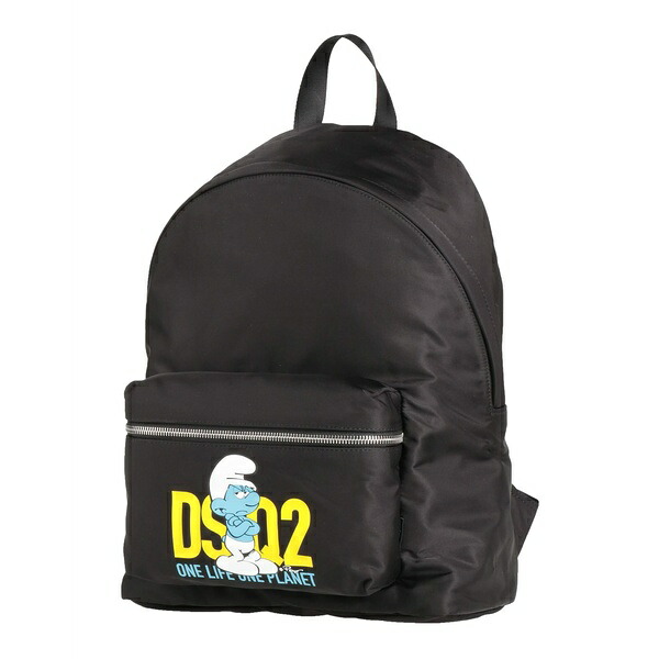 【貨物輸送無料】 ディースクエアード メンズ 商行為系 御徒面子 Backpacks Black
