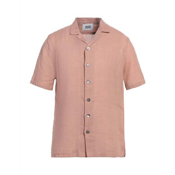 【送料無料】 アルファス テューディオ メンズ シャツ トップス Shirts Pink