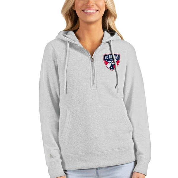 Chicago Cubs Antigua Victory Chenille Pullover Hoodie - Heather