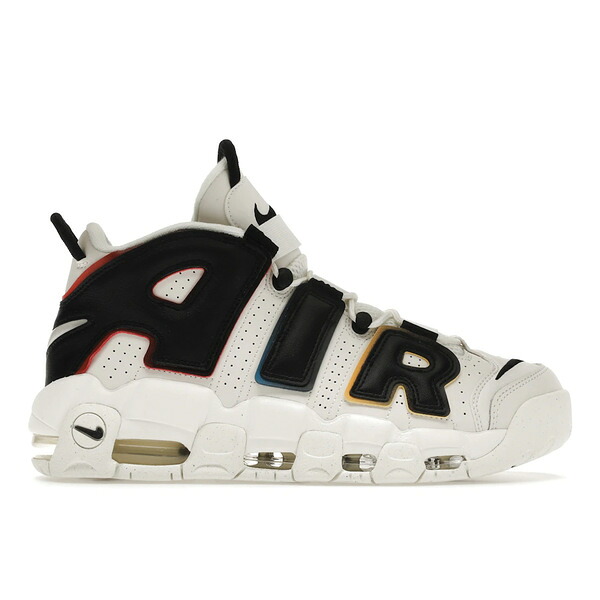 Nike ナイキ メンズ スニーカー  【Nike Air More Uptempo 96 Trading Cards Primary Colors】  大きさ US_12.5(30.5糎) Sail/Black/Sail-Team Orange