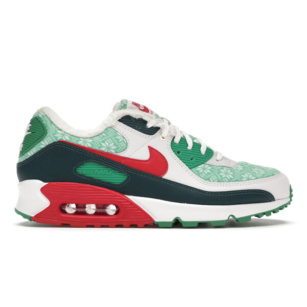 Nike ナイキ メンズ スニーカー  【Nike Air Max 90 Nordic Christmas (2020)】  サイズ US_M_13 White/University Red-Dark Atomic Teal-Lucky Green