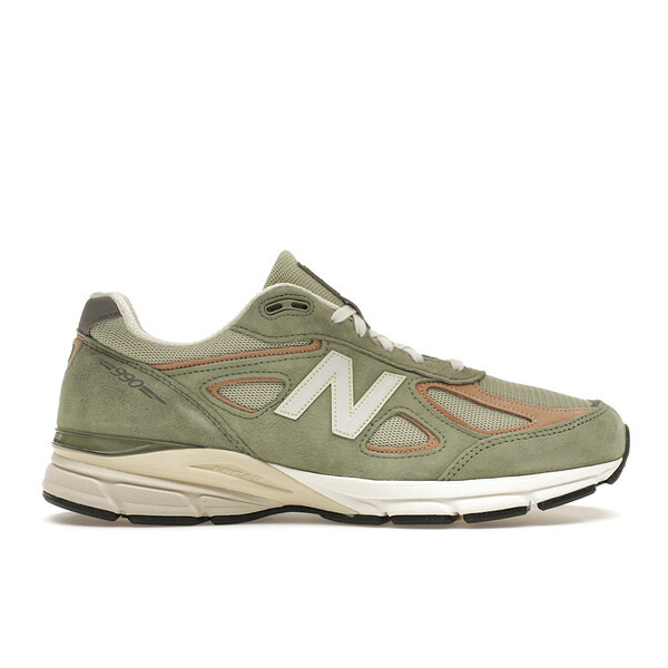 New Balance ニューバランス メンズ スニーカー 【New Balance 990v4 MiUSA Teddy Santis Olive Incense】 サイズ US_M_4 Olive/Incense｜asty