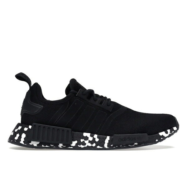 adidas アディダス メンズ スニーカー 【adidas NMD R1 Black Speckled Camo Sole】 サイズ US_8(26.0cm) Core Black/Core Black/Cloud White｜asty