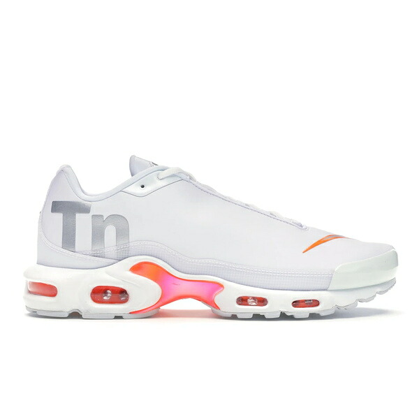 Nike ナイキ メンズ スニーカー  【Nike Mercurial TN White】  大いさ US_11.5(29.5珊) White/Metallic Silver-Total Orange メンズ靴-スニーカー