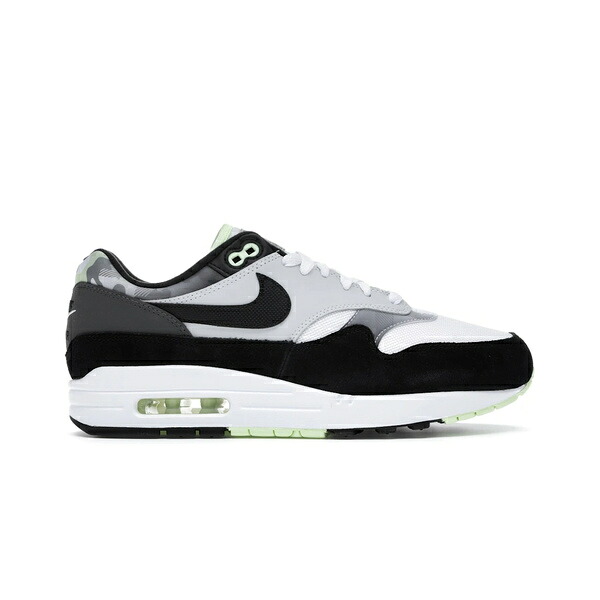 Nike ナイキ メンズ スニーカー  【Nike Air Max 1 Remix】  大いさ US_10(28.0珊) White/Black-Pure Platinum-Iron Grey メンズ靴-靴