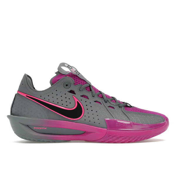 Nike ナイキ メンズ スニーカー 【Nike Air Zoom GT Cut 3 Smoke Grey Hot Fuchsia】 サイズ US_M_14 Smoke Grey/Hot Fuchsia/Hyper Pink/Black｜asty