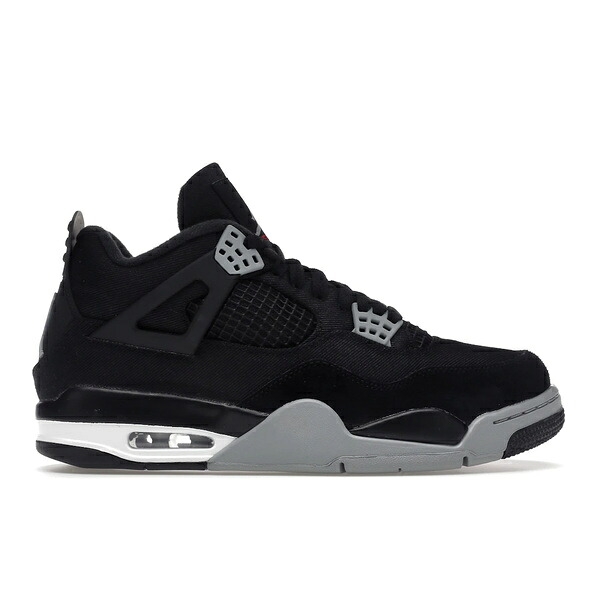 Jordan ジョーダン メンズ スニーカー 【Jordan 4 Retro SE Black Canvas】 サイズ US_M_17 Black/Light Steel Grey/White/Fire Red｜asty