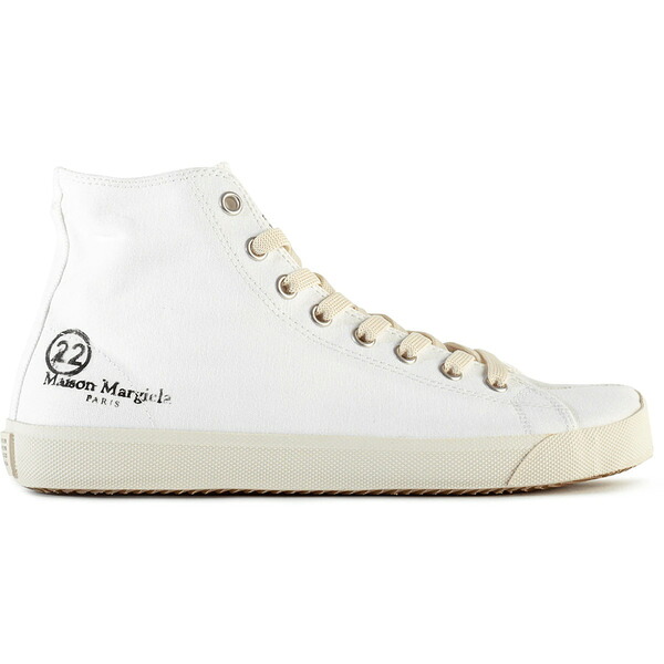 Maison Margiela マルタンマルジェラ メンズ スニーカー  【Maison Margiela Tabi Vandal High White White】  サイズ EU_43(28.0cm) White/White