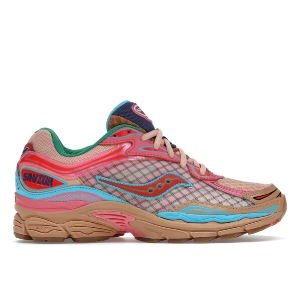 Saucony サッカニー メンズ スニーカー  【Saucony ProGrid Omni 9 Jae Tips To Do List Tan】  大いさ US_11.5(29.5珊) Tan/Pink 靴-スニーカー