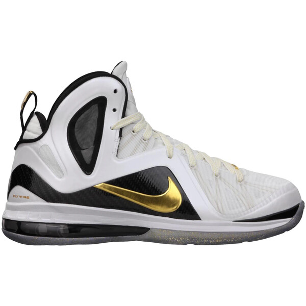 Nike ナイキ メンズ スニーカー  【Nike LeBron 9 なおなお書き Elite Home】  大きさ US_11(29.0珊) White/Metallic Gold-Black