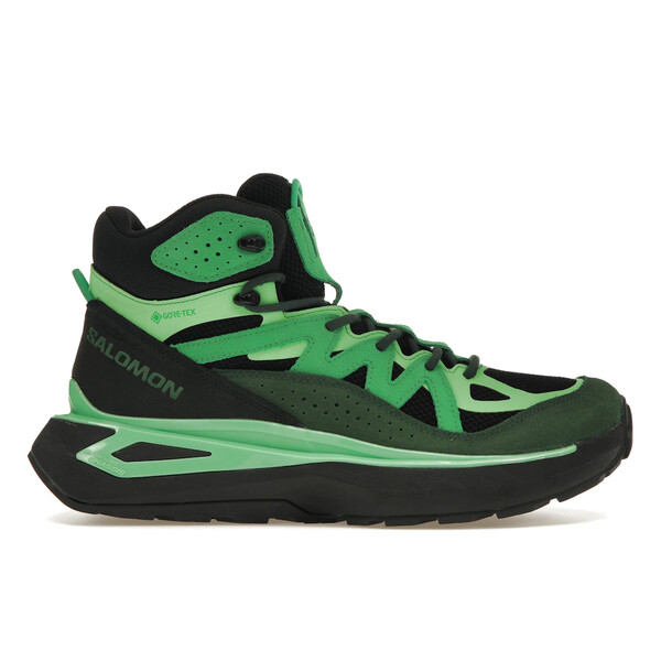Salomon サロモン メンズ スニーカー  【Salomon Odyssey Elmt Mid Gore-Tex Eden Bright Green Black】  大きさ US_8.5(26.5糎) Eden/Bright Green/Black