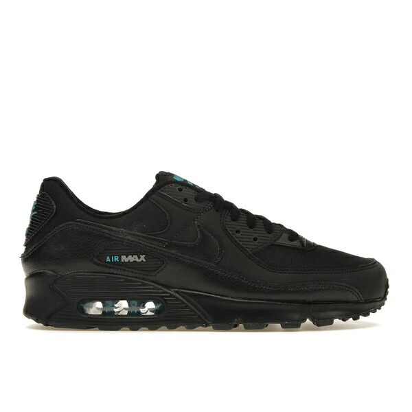 Nike ナイキ メンズ スニーカー  【Nike Air Max 90 Black Laser Blue】  大きさ US_9(27.0珊) Black/Black/Laser Blue