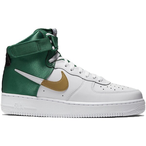 Nike ナイキ メンズ スニーカー  【Nike Air Force 1 High NBA Celtics】  大きさ US_11.5(29.5珊) White/Green/Gold