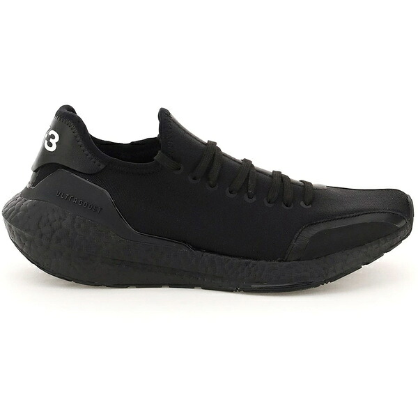 adidas アディダス メンズ スニーカー  【adidas Y-3 Ultra Boost 21 Black White】  大いさ US_M_4.5 Black/Black/Core White