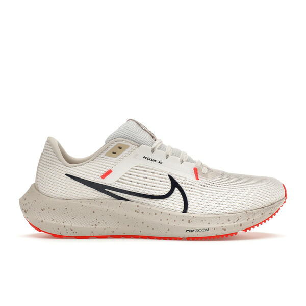 Nike ナイキ メンズ スニーカー  【Nike Air Zoom Pegasus 40 White Obsidian】  大きさ US_11(29.0珊) White/Light Orewood Brown/Phantom/Obsidian