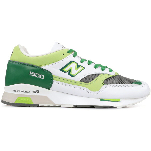 New Balance ニュー平衡にする メンズ スニーカー  【New Balance 1500 Crooked Tongues Green】  大いさ US_9.5(27.5糎) White/Green/Forest Green/Grey