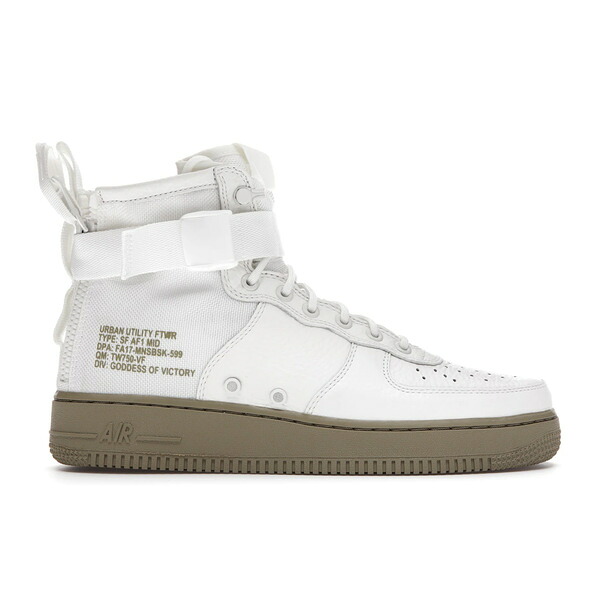 Nike ナイキ メンズ スニーカー  【Nike 空想科学小説 Air Force 1 Mid Ivory Olive】  大きさ US_10(28.0珊) Ivory/Ivory-Neutral Olive