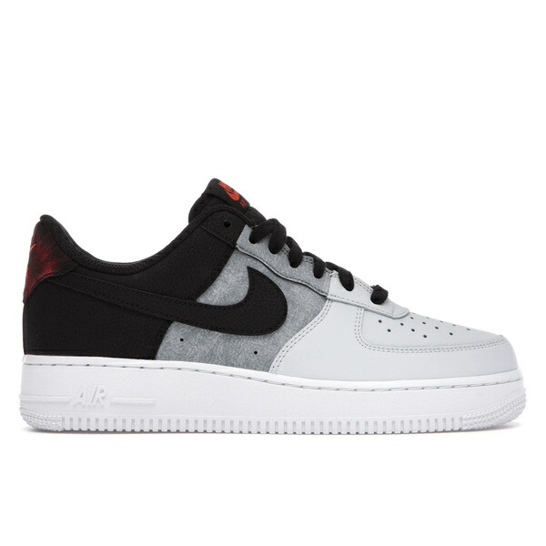 Nike ナイキ メンズ スニーカー  【Nike Air Force 1 Low \u002707 Black Smoke Grey】  大きさ US_8.5(26.5珊) Black/Smoke Grey/Pure Platinum