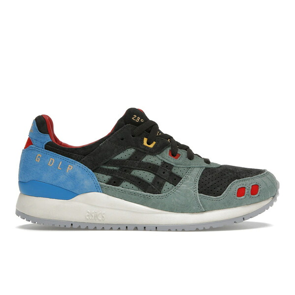 ASICS アシックス メンズ スニーカー  【ASICS Gel-Lyte III OG GDLP Tropicalia】  大きさ US_11(29.0珊) Graphite Grey/Green/Blue/Red