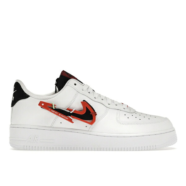 Nike ナイキ メンズ スニーカー  【Nike Air Force 1 Low Carabiner Swoosh Red】  大きさ US_8(26.0珊) White/Black-Pomegranate-Habanero Red