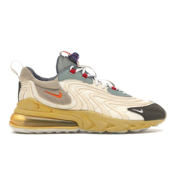 Nike ナイキ メンズ スニーカー  【Nike Air Max 270 React ENG Travis Scott Cactus Trails】  大きさ US_M_3.5 Light Cream/Dark Hazel-Mica Green-Starfish