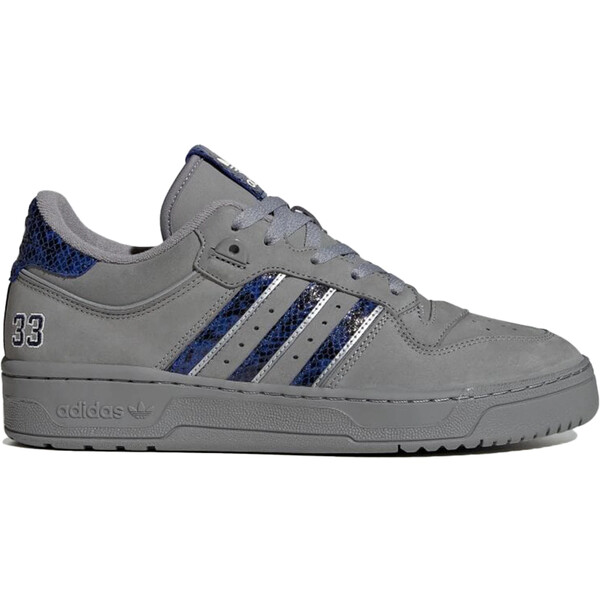 adidas アディダス メンズ スニーカー  【adidas Rivalry Low 86 atmos Georgetown Patrick Ewing】  大きさ US_11.5(29.5珊) Grey/Team Royal Blue/Chalk White