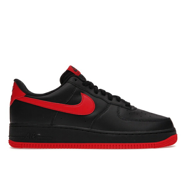 Nike ナイキ メンズ スニーカー  【Nike Air Force 1 Low Bred】  大きさ US_8(26.0珊) Black/University Red