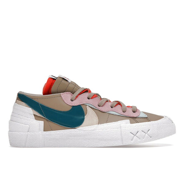 Nike ナイキ メンズ スニーカー  【Nike Blazer Low sacai KAWS Reed】  大きさ US_M_4 Reed/Blue/Pink/Orange