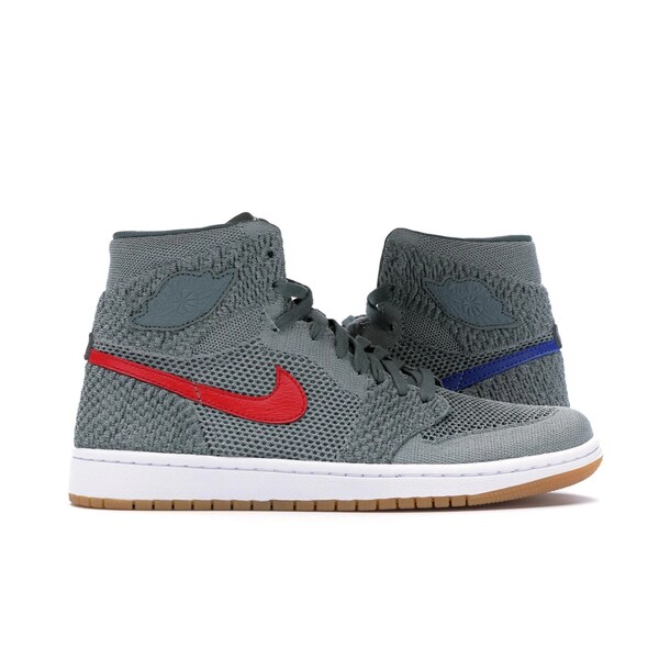 Jordan ジョーダン メンズ スニーカー  【Jordan 1 Retro High Flyknit Clay Green】  大きさ US_10.5(28.5珊) Clay Green/White-Hyper Cobalt-Gum Yellow