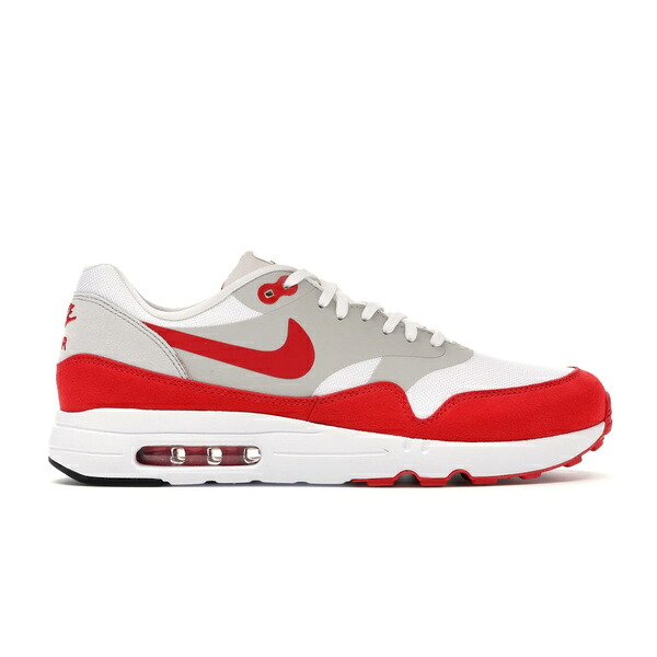 Nike ナイキ メンズ スニーカー  【Nike Air Max 1 Ultra Air Max Day Red (2017)】  大いさ US_12(30.0糎) White/University Red-Neutral Grey-Black