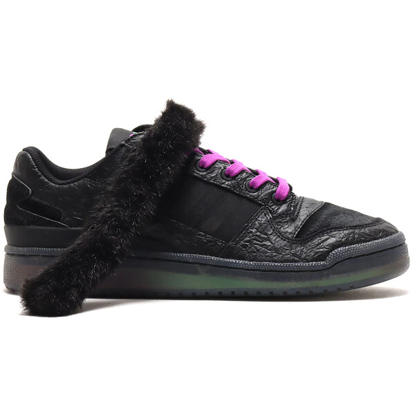 adidas アディダス メンズ スニーカー  【adidas Forum Low Dark Witch】  大きさ US_8(26.0珊) Core Black/Shock Purple/Shock Lime