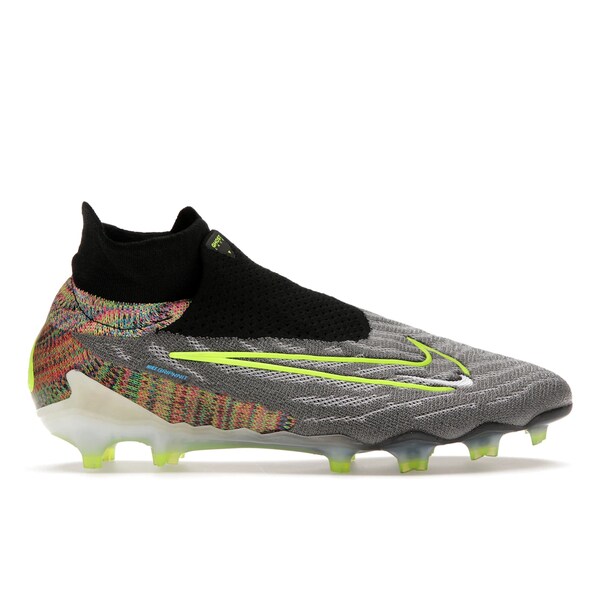 Nike ナイキ メンズ スニーカー  【Nike Gripknit Phantom GX Elite Dynamic Fit Fusion FG Black White Blue Glow Volt】  大いさ US_8(26.0糎) Black/White/Blue Glow/Volt