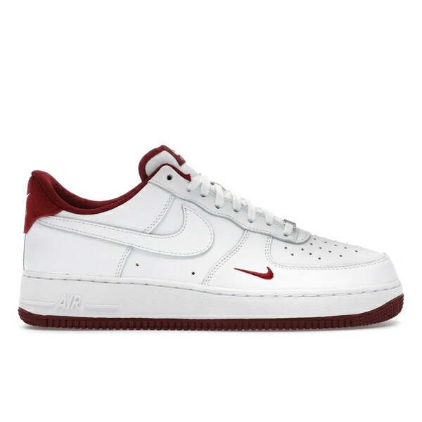 Nike ナイキ メンズ スニーカー  【Nike Air Force 1 Low \u002707 LV8 White Team Red】  大きさ US_7(25.0珊) White/White/Team Red