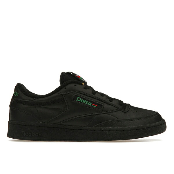 Reebok リーボック メンズ スニーカー  【Reebok Club C 85 Patta Core Black】  大きさ US_11.5(29.5珊) Core Black/Core Black/Glen Green