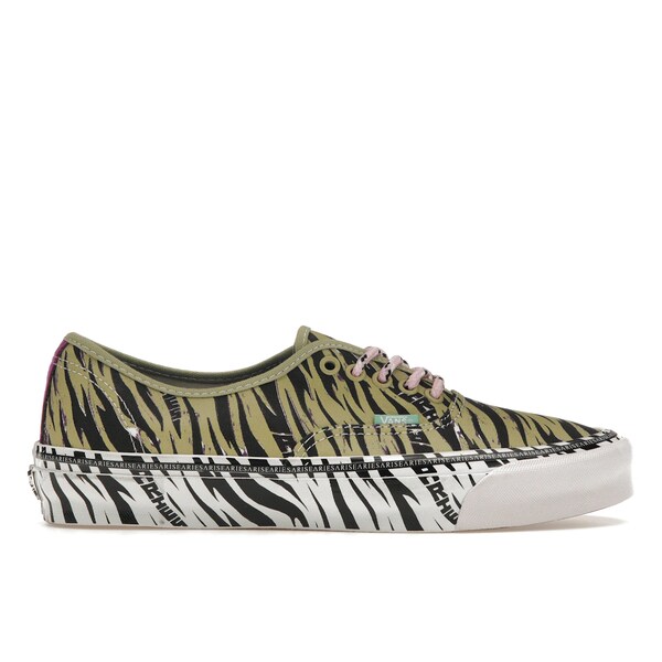 Vans バンズ メンズ スニーカー  【Vans Vault UA OG Authentic LX Aries Tiger Olive】  大きさ US_7(25.0珊) Tiger/Muted/Olive/Pink/White