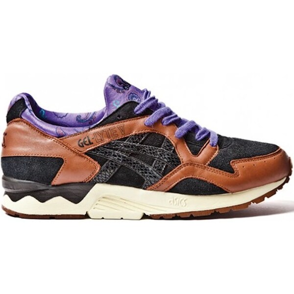 ASICS アシックス メンズ スニーカー  【ASICS Gel-Lyte V Extra Butter Snake Charmer】  大きさ US_9(27.0珊) Saddle/Black/Paisley