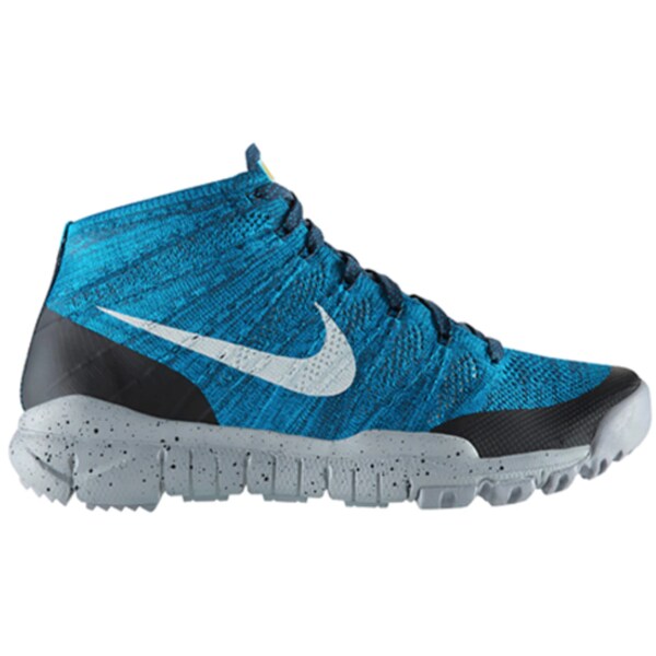 Nike ナイキ メンズ スニーカー  【Nike Flyknit Trainer Chukka FSB Squadron Blue White】  大いさ US_12(30.0糎) Squadron Blue/Summit White-Neo Turquoise-Dark Obsidian