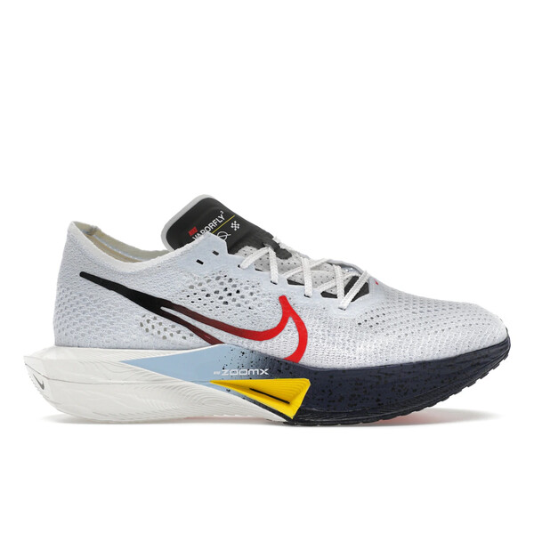 Nike ナイキ メンズ スニーカー  【Nike ZoomX Vaporfly 3 Psychic Blue】  大きさ US_12(30.0珊) White/Speed Red-Pure Platinum-Speedy Yellow-Black-Psychic Blue
