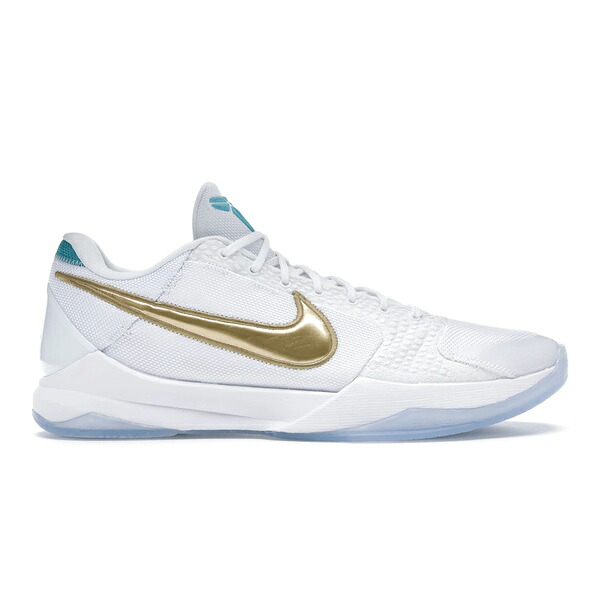 Nike ナイキ メンズ スニーカー  【Nike Kobe 5 Protro Undefeated What If White】  大いさ US_8.5(26.5糎) White/Metallic Gold-Teal