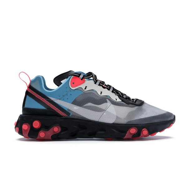 Nike ナイキ メンズ スニーカー  【Nike React Element 87 Blue Chill Solar Red】  大いさ US_M_14 Black/Cool Grey-Blue Chill-Solar Red