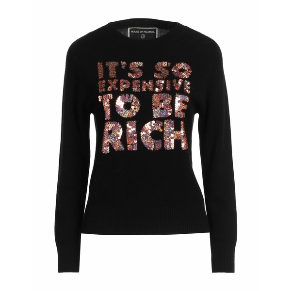 【送料無料】 ハウス オブ ムア ムア レディース ニット&セーター アウター Sweaters Black