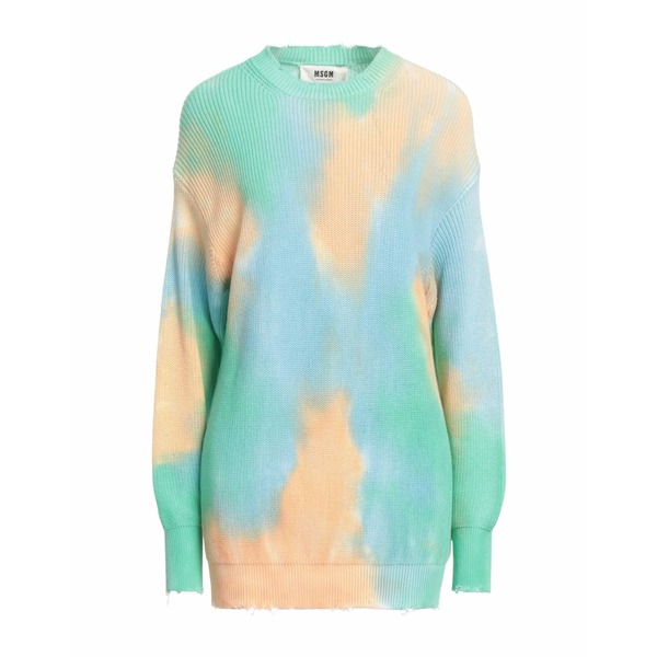 【送料無料】 エムエスジイエム レディース ニット&セーター アウター Sweaters Green