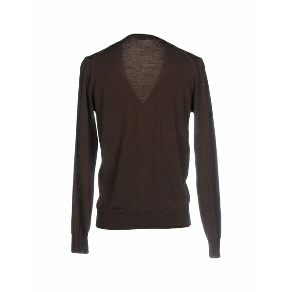 ブイネック メンズ カーディガン Dark Cardigans アウター brown トップス | windowmaker.com