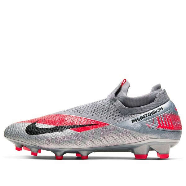 Nike ナイキ メンズ スニーカー 【Nike Phantom Vision 2 Elite DF FG 'Metallic Grey Crimson' CD4161-906】 サイズ US_12(30.0cm)|asty