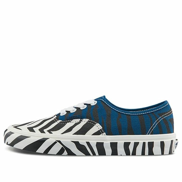 Vans バンズ メンズ スニーカー 【Vans Unisex Authentic Animal Low-Top Sneakers White/Black/Blue VN0A5KRDASQ】 サイズ US_M_4|asty