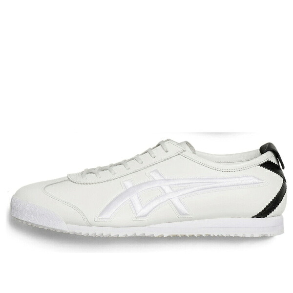 Onitsuka Tiger オニツカタイガー メンズ スニーカー 【Onitsuka Tiger Mexico 66 GDX Nippon Made 'White Black' 1183C040-100】 サイズ US_6.5(24.5cm)|asty